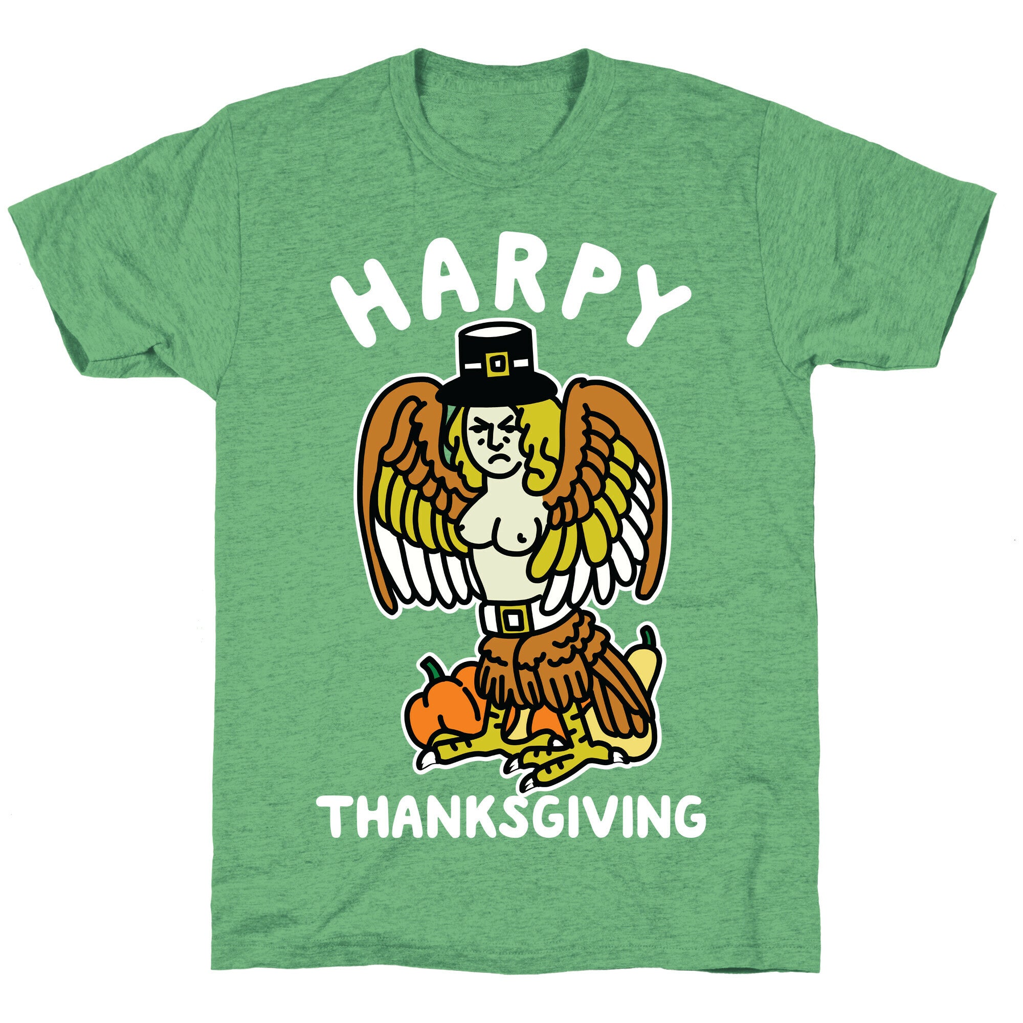 Harpy Thanksgiving Unisex Triblend Tee